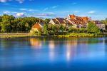 Houses on the Danube in Regensburg, Germany - Photo Credit: Felix Mittermeier